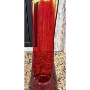 MCM Les Smith Glass Taperglow Candle Holder 11”